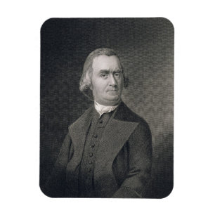 Samuel Adams, graviert von G.F. Storm (fl.c.1834) Magnet