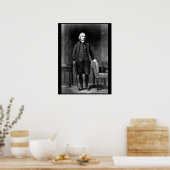 Samuel Adams. Kopie der Gravur nach dem Krieg Poster (Küche)