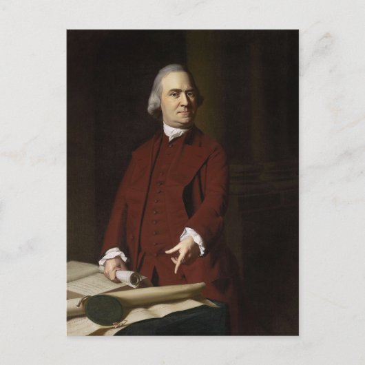 Samuel Adams Postkarte (Vorderseite)