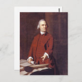 Samuel Adams Postkarte (Vorne/Hinten)