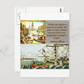 Samuel Adams Postkarte (Vorne/Hinten)