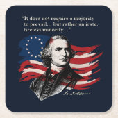Samuel Adams Rechteckiger Pappuntersetzer (Vorderseite)
