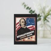 Samuel Adams Revolutionäre Postkarte (Stehend Vorderseite)