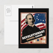 Samuel Adams Revolutionäre Postkarte (Vorne/Hinten)