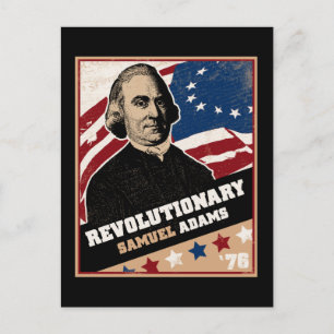 Samuel Adams Revolutionäre Postkarte