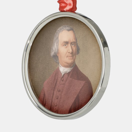 Samuel Adams Silbernes Ornament (Links)
