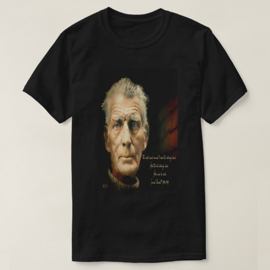 Samuel Becket T-Shirt (Design vorne)