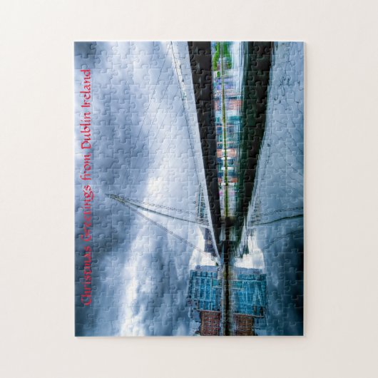 Samuel Beckett Bridge Dublin. Jigsaw Puzzle (Vertikal)