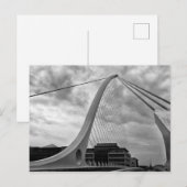 Samuel Beckett Bridge Postkarte (Vorne/Hinten)