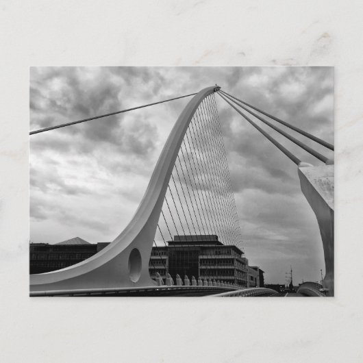 Samuel Beckett Bridge Postkarte (Vorderseite)