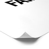 Samuel Beckett Zitat Poster Black/White (Ecke)