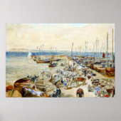 Samuel Bough Newhaven Harbor am Firth of Forth Poster (Vorne)