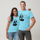 Samuel Champlain Hipster Text der Zukunft + Brille T-Shirt (Unisex)
