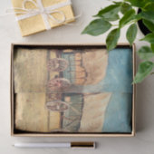 Samuel Colman | Studie über gedeckte Wagen Seidenpapier (Geschenk)