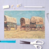 Samuel Colman | Studie über gedeckte Wagen Seidenpapier (Handwerk)