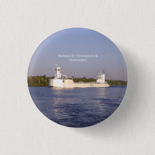 Samuel D. Champlain & Innovation Button (Vorderseite)