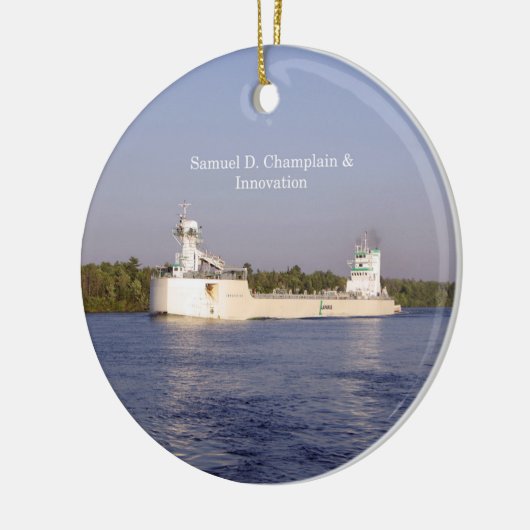 Samuel D. Champlain & Innovation Keramikornament (Links)