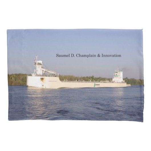 Samuel D. Champlain & Innovation Kissen Kissenbezug (Vorderseite)