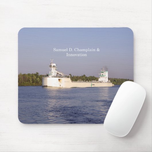 Samuel D. Champlain & Innovation mousepad (Mit Mouse)