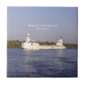 Samuel D. Champlain & Innovation tile Fliese (Vorderseite)