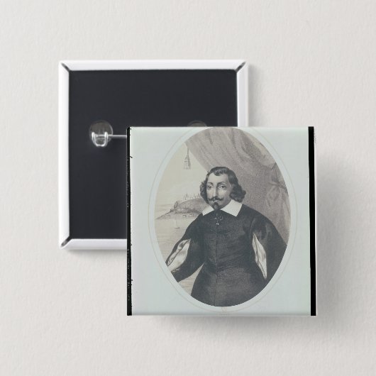 Samuel de Champlain 1854 Button (Vorne & Hinten)