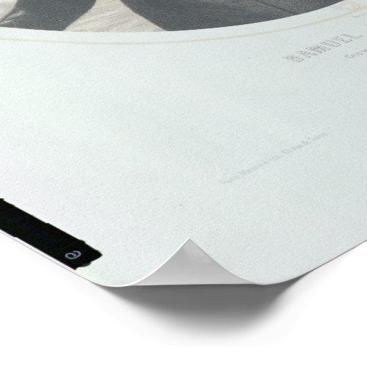 Samuel de Champlain 1854 Poster (Ecke)