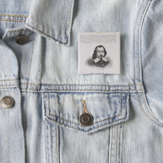 Samuel de Champlain Button (Beispiel)