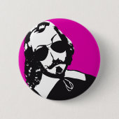 Samuel de Champlain Hipster lunettes futur Québec Button (Vorderseite)