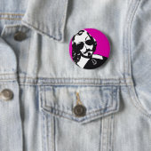 Samuel de Champlain Hipster lunettes futur Québec Button (Beispiel)