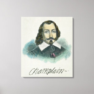 Samuel de Champlain Leinwanddruck