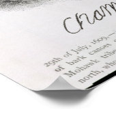 Samuel de Champlain Poster (Ecke)