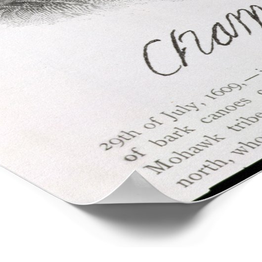 Samuel de Champlain Poster (Ecke)