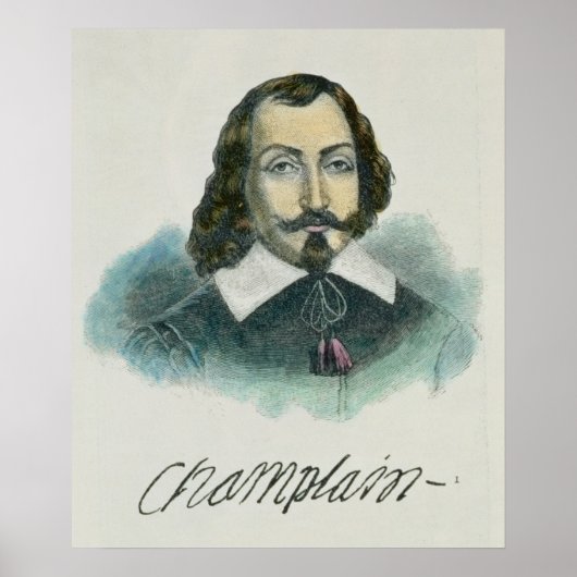 Samuel de Champlain Poster (Vorne)