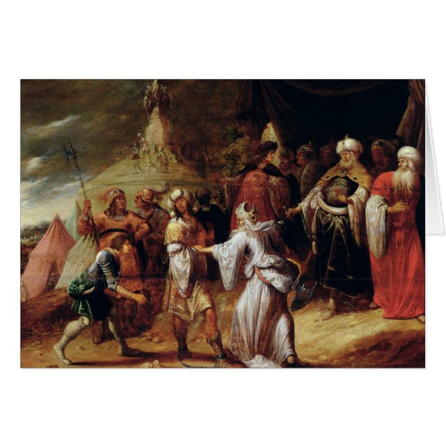 Samuel, der Agag, König des Amalekites tötet (Vorderseite (Horizontal))
