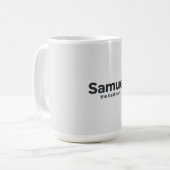 Samuel der beste Sohn Kaffeetasse (Vorderseite Links)
