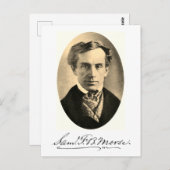 Samuel Finley Breese Morse Postkarte (Vorne/Hinten)