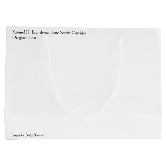 Samuel H. Boardman, Oregon Coast Große Geschenktüte (Rückseite)