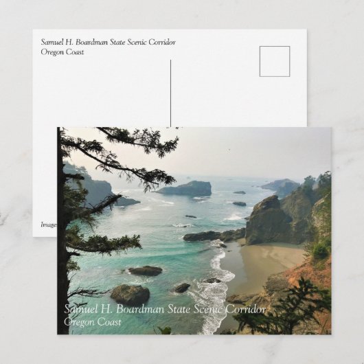 Samuel H. Boardman, Oregon Coast Postkarte (Vorne/Hinten)