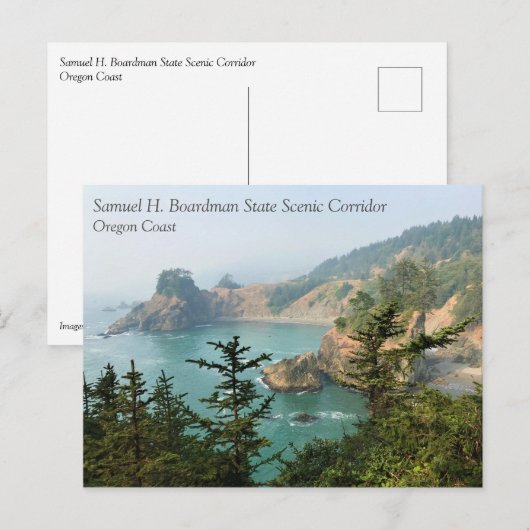 Samuel H. Boardman, Oregon Coast Postkarte (Vorne/Hinten)