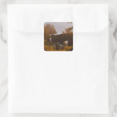 Samuel H. Boardman, Oregon-Küste Quadratischer Aufkleber (Tasche)