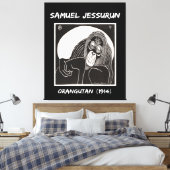 Samuel Jessurun Orangutan (1914) Leinwanddruck (Insitu (Schlafzimmer))