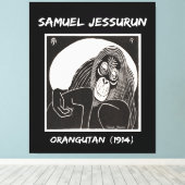 Samuel Jessurun Orangutan (1914) Leinwanddruck (Insitu (Holzboden))