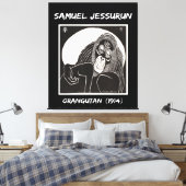 Samuel Jessurun Orangutan (1914) Leinwanddruck (Insitu (Schlafzimmer))
