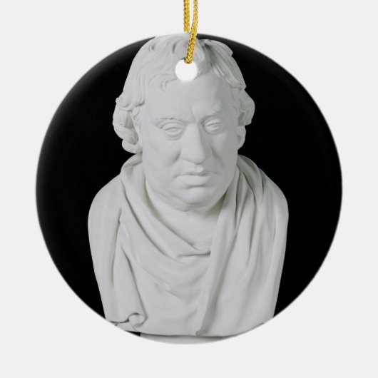 Samuel Johnson (1709-84) 1777 (Gips) Keramikornament (Vorne)