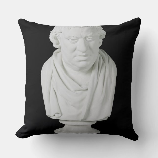 Samuel Johnson (1709-84) 1777 (Gips) Kissen (Vorderseite)