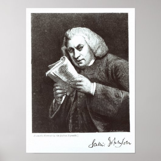 Samuel Johnson Poster (Vorne)