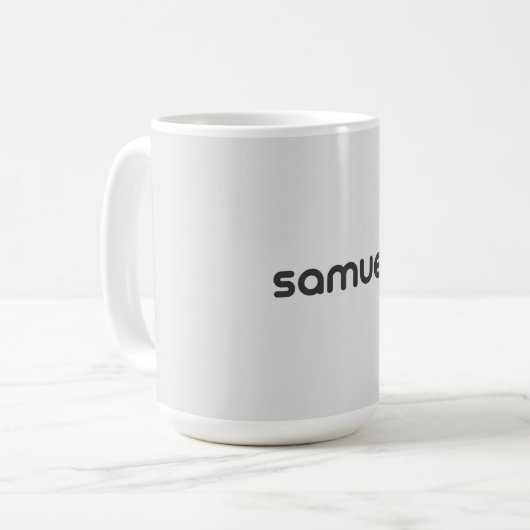 Samuel Kaffeetasse (Vorderseite Links)
