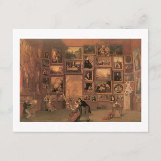 Samuel Morse Gallery of the Louvre Postkarte (Vorderseite)