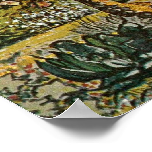 Samuel Palmer - Garten in Shoreham Poster (Ecke)