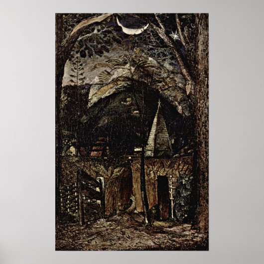 Samuel Palmer - Hügel Poster (Vorne)